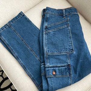 Madewell 90’s Straight Cargo Jeans EUC